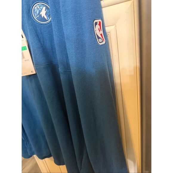 Nike Men's Dri-Fit NBA Timberwolves 1/2 Zip City Edition Pullover Blue XL NWT - Picture 3 of 16
